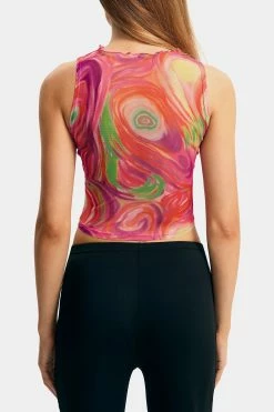 Solado Abstract Print Round Neck Lettuce Trim Mesh Tank Top 21 Solado Abstract Print Round Neck Lettuce Trim Mesh Tank Top -SOLADO Shop jpeg d8ced6ed 4ef6 4dfe 9e78 f28df2b8f750 1800x1800