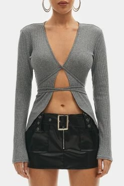 SOLADO Plunging Neck Cross Tie Split Hem Long Sleeve Top -SOLADO Shop jpeg da1fc436 2b5c 4c1d b82a 3d729516fdb4 1800x1800