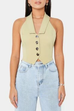 Solado Halter Neck Button Front Asymmetrical Hem Tank Top -SOLADO Shop jpeg de6bafa7 fe4d 47a9 b8af 37264bcacc75 1800x1800