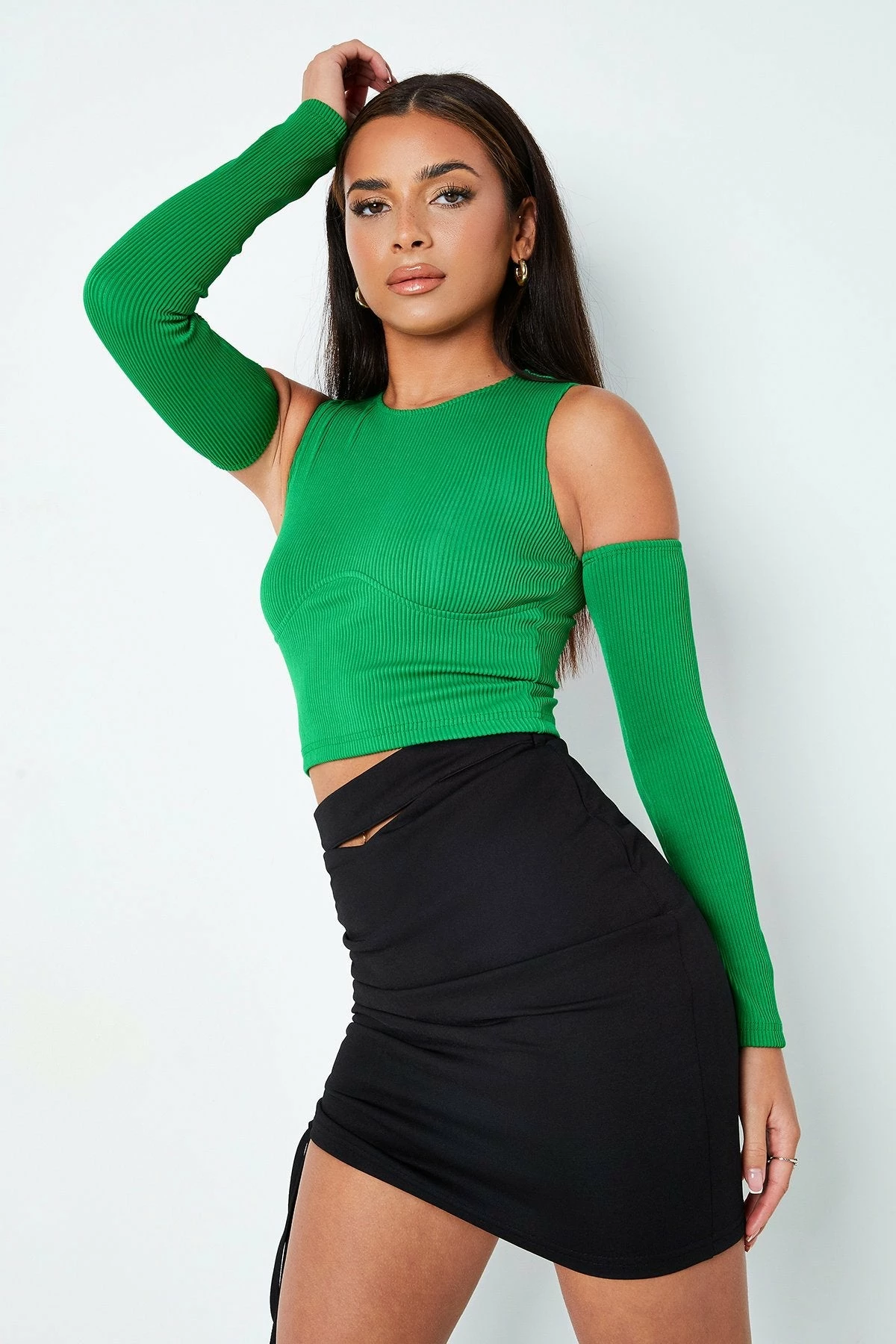 SOLADO Ribbed Sleeveless Tank Top With Oversleeve 4 SOLADO Ribbed Sleeveless Tank Top With Oversleeve - Image 2