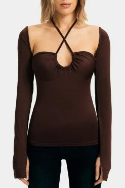Solado Crisscross Halter Neck Cold Shoulder Long Sleeve Top -SOLADO Shop jpeg e05be262 e326 4bb5 bb5f d0b717191785 1800x1800