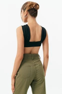 Alternative view of Solado O-Ring Front Cut Out Crop Top