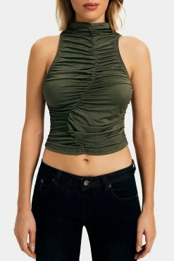 Solado Mock Neck Ruched Sleeveless Crop Top 14 Solado Mock Neck Ruched Sleeveless Crop Top -SOLADO Shop jpeg e2c9919e a10c 4d1b ae5d e8ccbf225f32 1800x1800