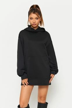 SOLADO Drop Shoulder Kangaroo Pocket Long Sleeve Hoodie