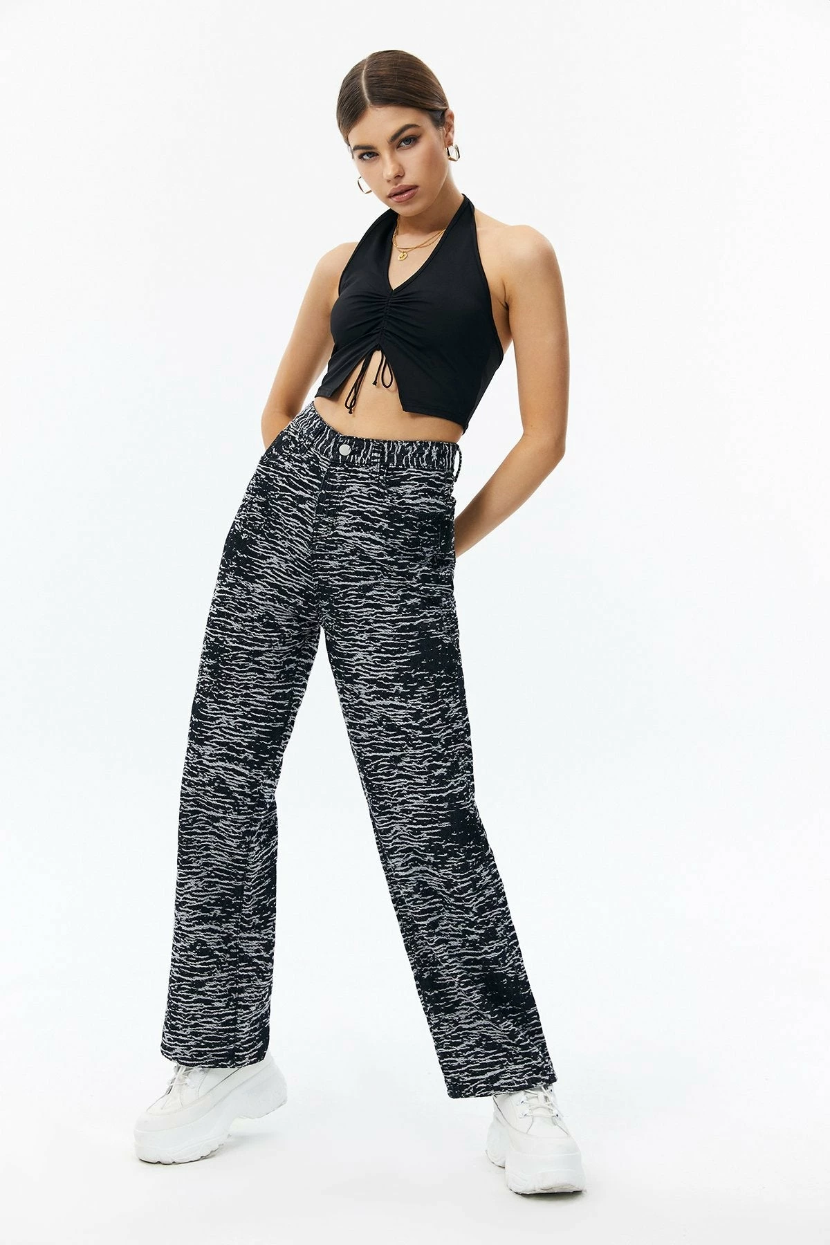 Solado Drawstring Ruched Backless Crop Top 13 Solado Drawstring Ruched Backless Crop Top - Image 11