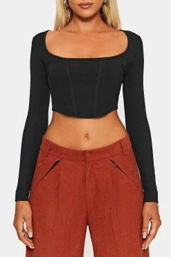 SOLADO Curved Hem Boning Ribbed Long Sleeve Crop Top 14 SOLADO Curved Hem Boning Ribbed Long Sleeve Crop Top -SOLADO Shop jpeg e532125f b94e 4b13 a83d 2351338bfdf0 1800x1800