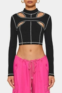 SOLADO 2 In 1 Top-stitching Cut Out Long Sleeve Top 14 SOLADO 2 In 1 Top-stitching Cut Out Long Sleeve Top -SOLADO Shop jpeg e716e818 ae5e 4814 9d95 2008982dfa8a 1800x1800