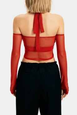 SOLADO 2pcs Mesh Halter Neck Cold Shoulder Crop Top With Bra -SOLADO Shop jpeg f40c8341 f764 4c8f a139 f388d528733a 1800x1800