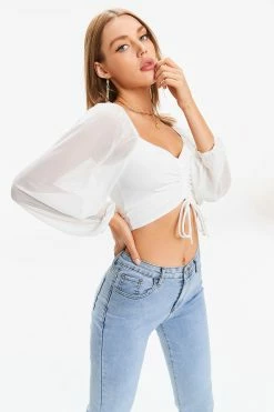 Solado Mesh Splicing Tie Detail Long Sleeve Top -SOLADO Shop jpeg f4ab940e 8413 48b8 b811 b99f07b2c5fd 1800x1800