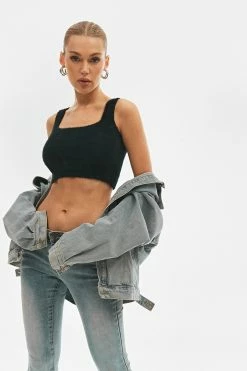 Solado Square Neck Fluffy Knitted Sleeveless Crop Tank Top -SOLADO Shop jpeg f61e3ef6 ee14 4d5b 9236 d8ef103922c4 1800x1800