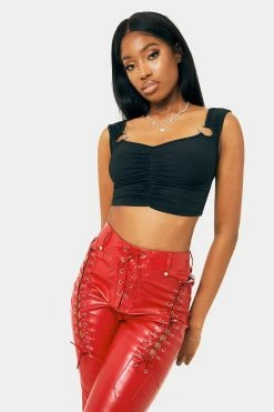 SOLADO O-Ring Decor Ruched Solid Tank Top 11 SOLADO O-Ring Decor Ruched Solid Tank Top -SOLADO Shop jpeg f86ffbf0 7f3e 4786 b1b1 bbb6f8417468 1800x1800