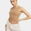Solado Ribbed Seam Detail Sleeveless Tank Top