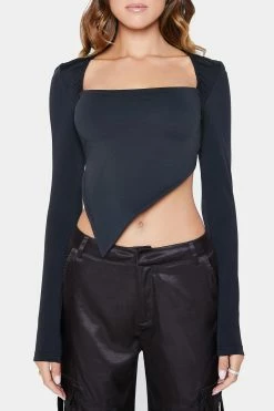 SOLADO Square Neck Asymmetrical Hem Long Sleeve Top -SOLADO Shop jpeg f8ecc1c4 b37e 44a9 b6db 28b59b1fed20 1800x1800