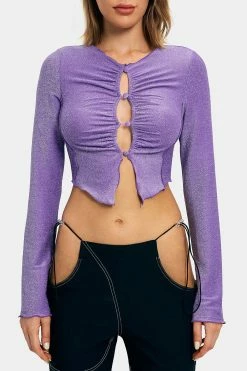 SOLADO Lurex Button Front Lettuce Trim Long Sleeve Top 14 SOLADO Lurex Button Front Lettuce Trim Long Sleeve Top -SOLADO Shop jpeg f90ed280 d0cd 4605 844b fa665de49be4 1800x1800