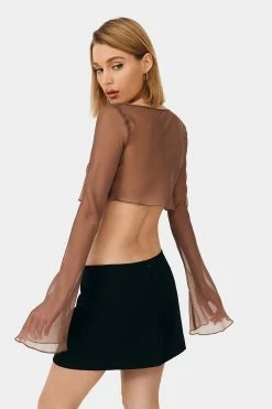 SOLADO Mesh Tie Front Flare Long Sleeve Top 18 SOLADO Mesh Tie Front Flare Long Sleeve Top -SOLADO Shop jpeg fc6595f3 4f85 4d99 a6f1 8948287827c4 1800x1800