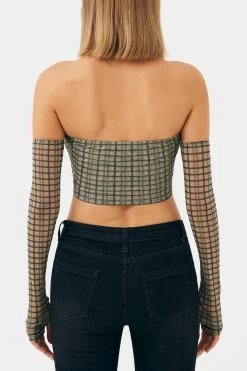 SOLADO Mesh Plaid Off Shoulder Corset Top With Oversleeve -SOLADO Shop jpeg fd24ac06 298b 4f00 b6b2 f08828db97db 1800x1800