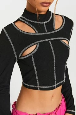 SOLADO 2 In 1 Top-stitching Cut Out Long Sleeve Top 11 SOLADO 2 In 1 Top-stitching Cut Out Long Sleeve Top -SOLADO Shop jpeg fd3f27e1 4370 40f6 9eff a69cef9f580d 1800x1800
