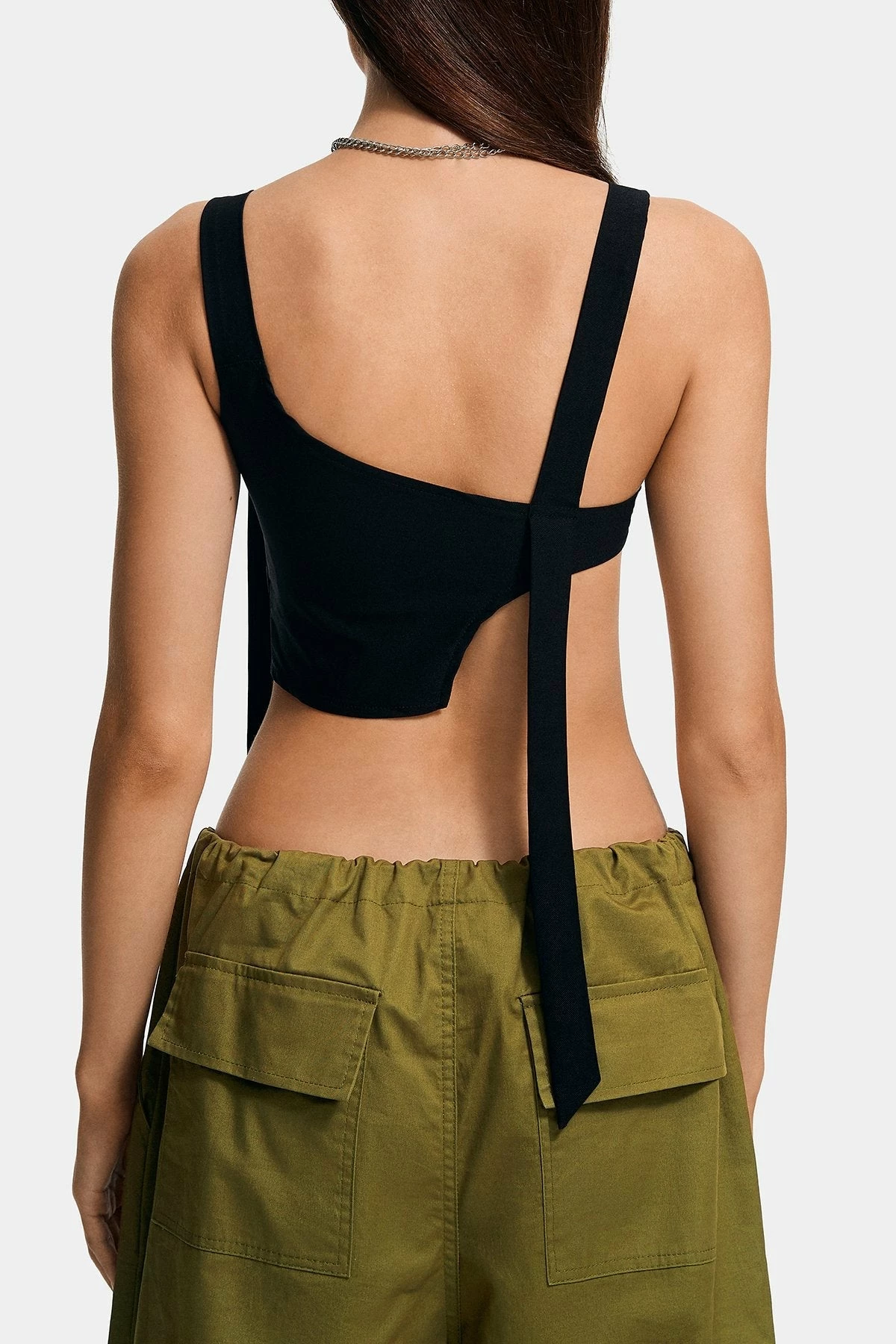 SOLADO Square Neck Asymmetric Hem Tank Top 9 SOLADO Square Neck Asymmetric Hem Tank Top - Image 7