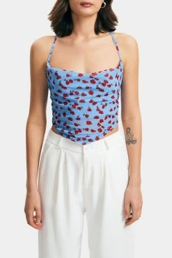 Solado Floral Print Hanky Hem Cross Tie Backless Crop Top -SOLADO Shop jpeg ffd6ec9f 0555 4aaf abac d214da624d67 1800x1800